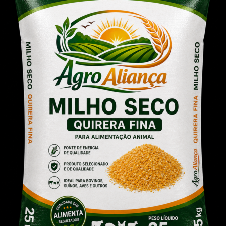 Quirera Fina 25 Kg Milho Seco Ração Animal