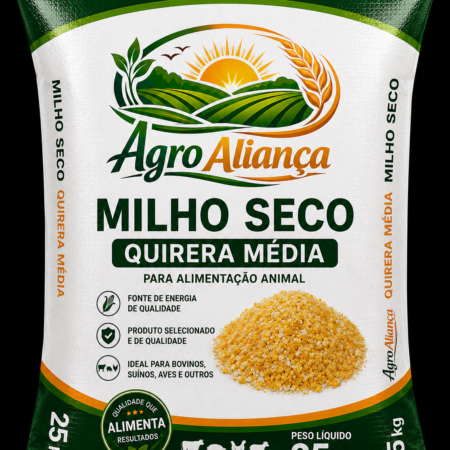 Quirera Média 25 Kg Milho Seco