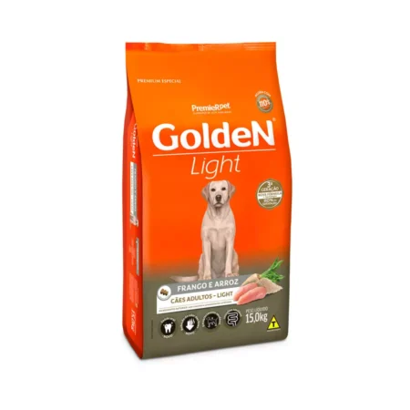 Ração Golden Fórmula Light para Cães Adultos - 15kg
