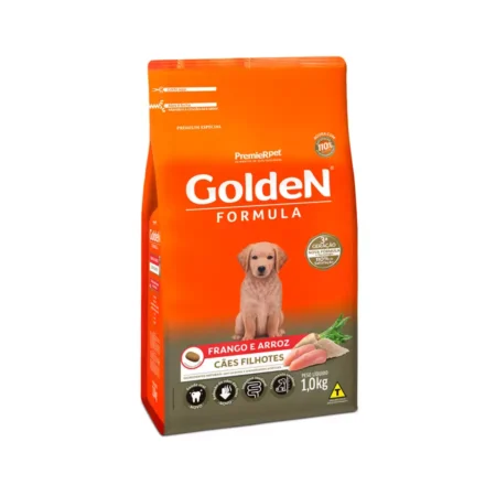 Ração Golden Filhote Sabor Frango e Arroz para Cães