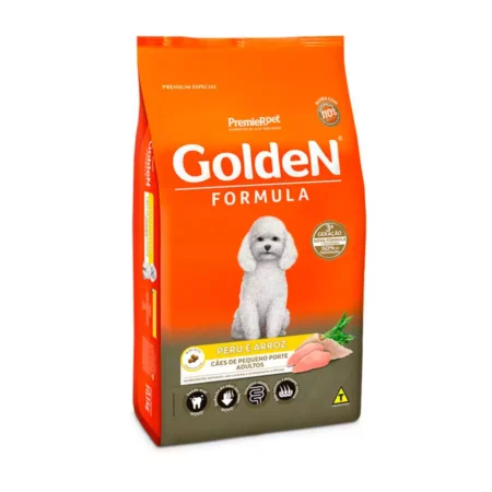 Ração Fórmula Golden para Cães Adultos de Porte Pequeno sabor Peru e Arroz (cópia)