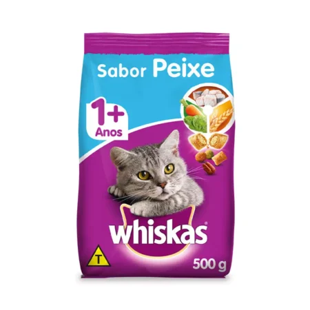 Ração Whiskas para Gatos Adultos Sabor Peixe
