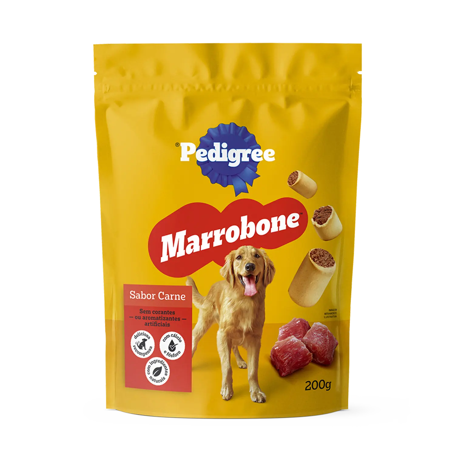 Biscoito Pedigree Marrobone para Cães Adultos Carne - Imagem 2