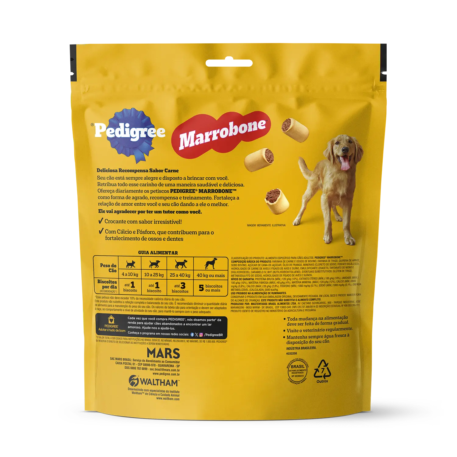 Biscoito Pedigree Marrobone para Cães Adultos Carne - Imagem 14