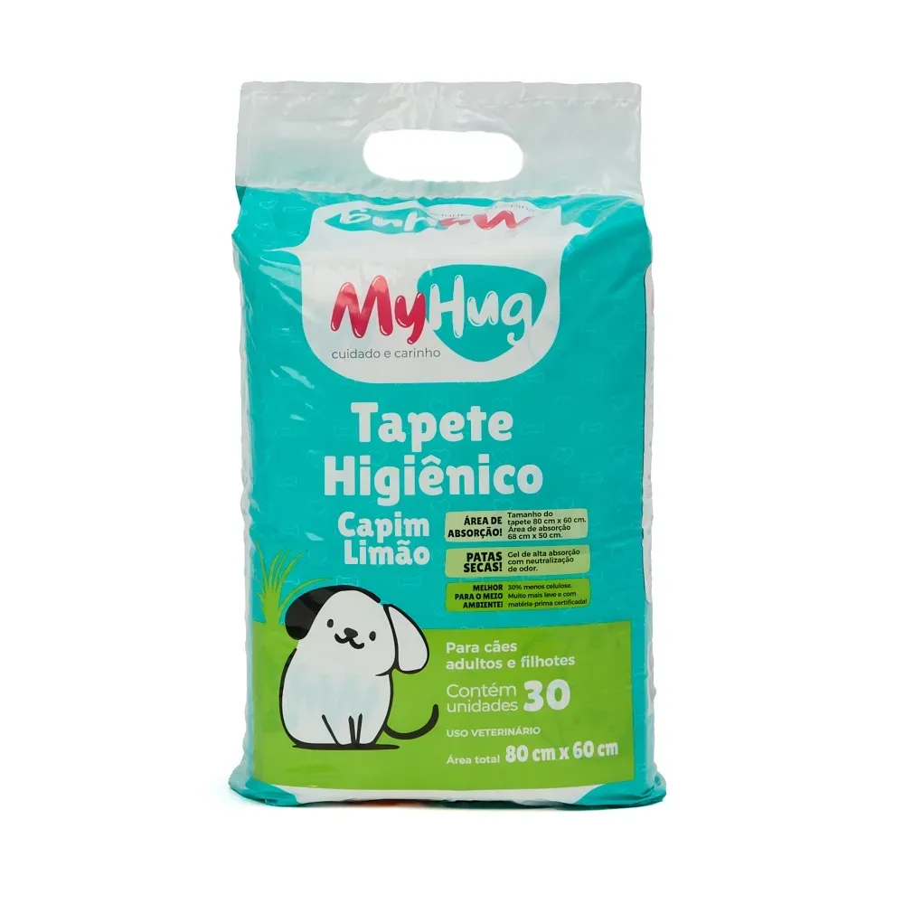 Tapete Higiênico MyHug Capim Limão 80x60cm - Imagem 6