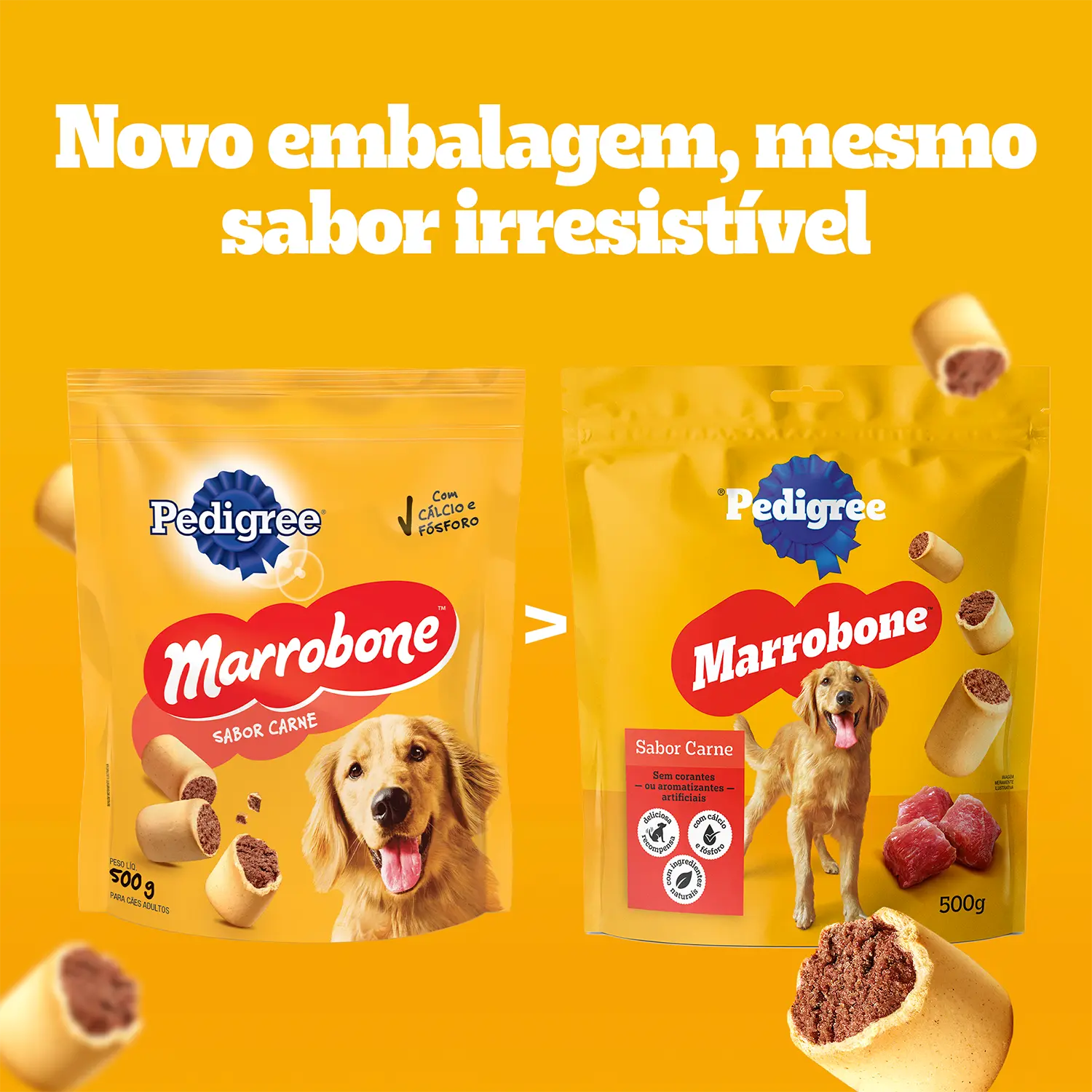 Biscoito Pedigree Marrobone para Cães Adultos Carne - Imagem 15