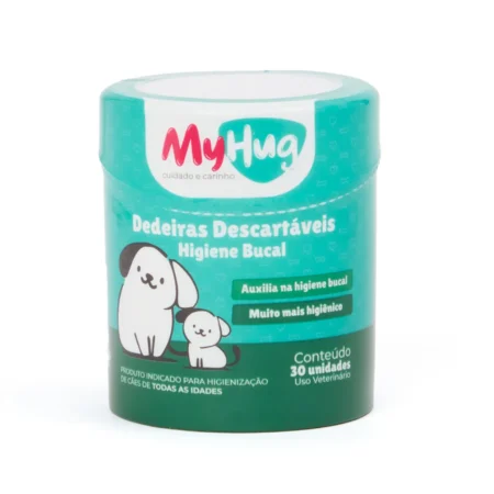 Dedal Care Bucal MyHug para Cães e Gatos