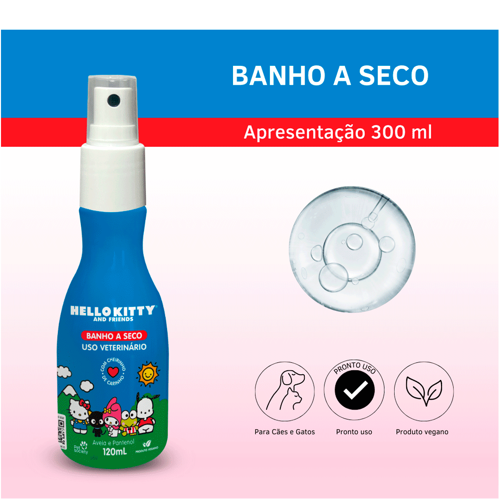 Banho a Seco Hello Kitty Pet Society - Imagem 2