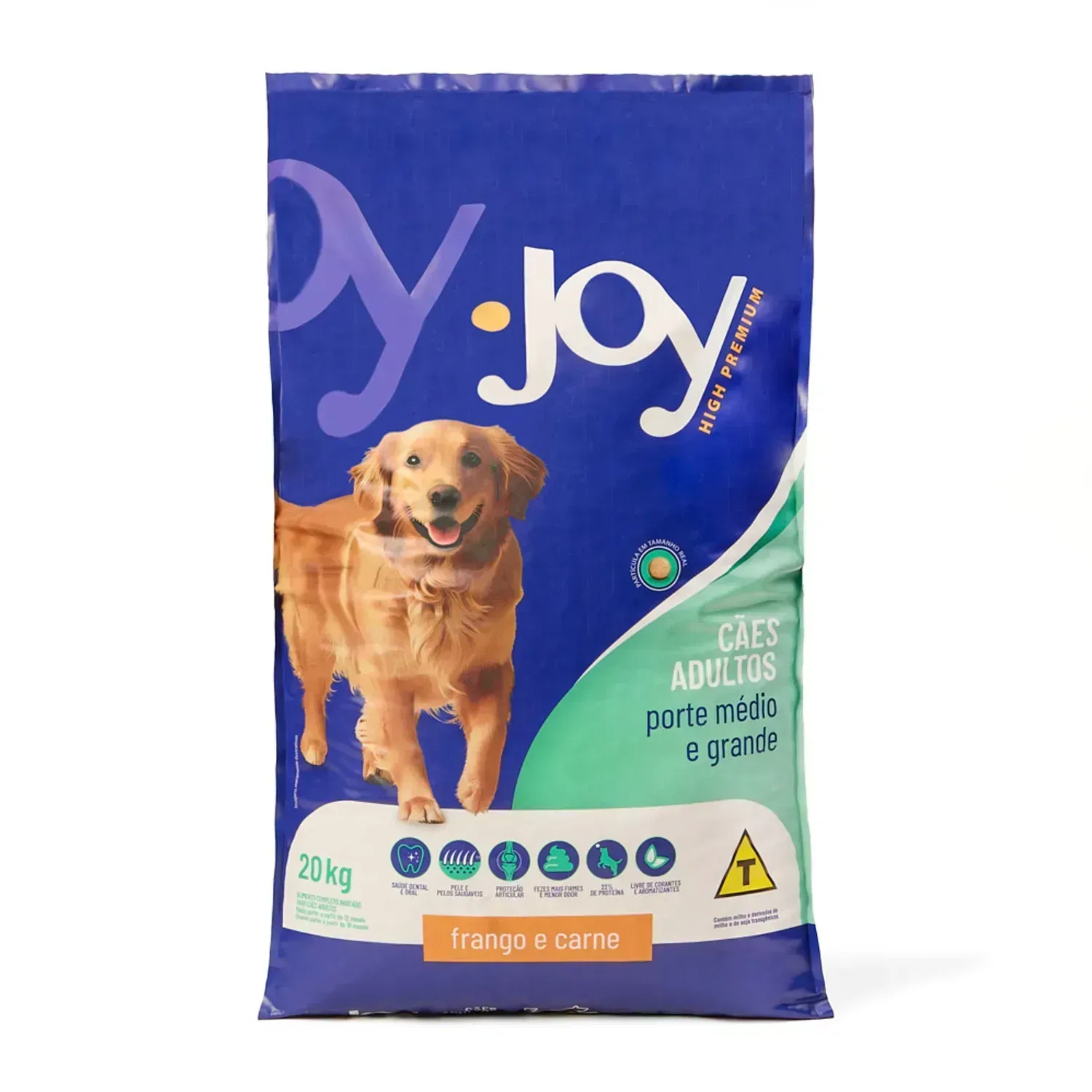 Ração Joy High Premium Cães Adultos Raças Médias e Grandes Frango e Carne - Imagem 19