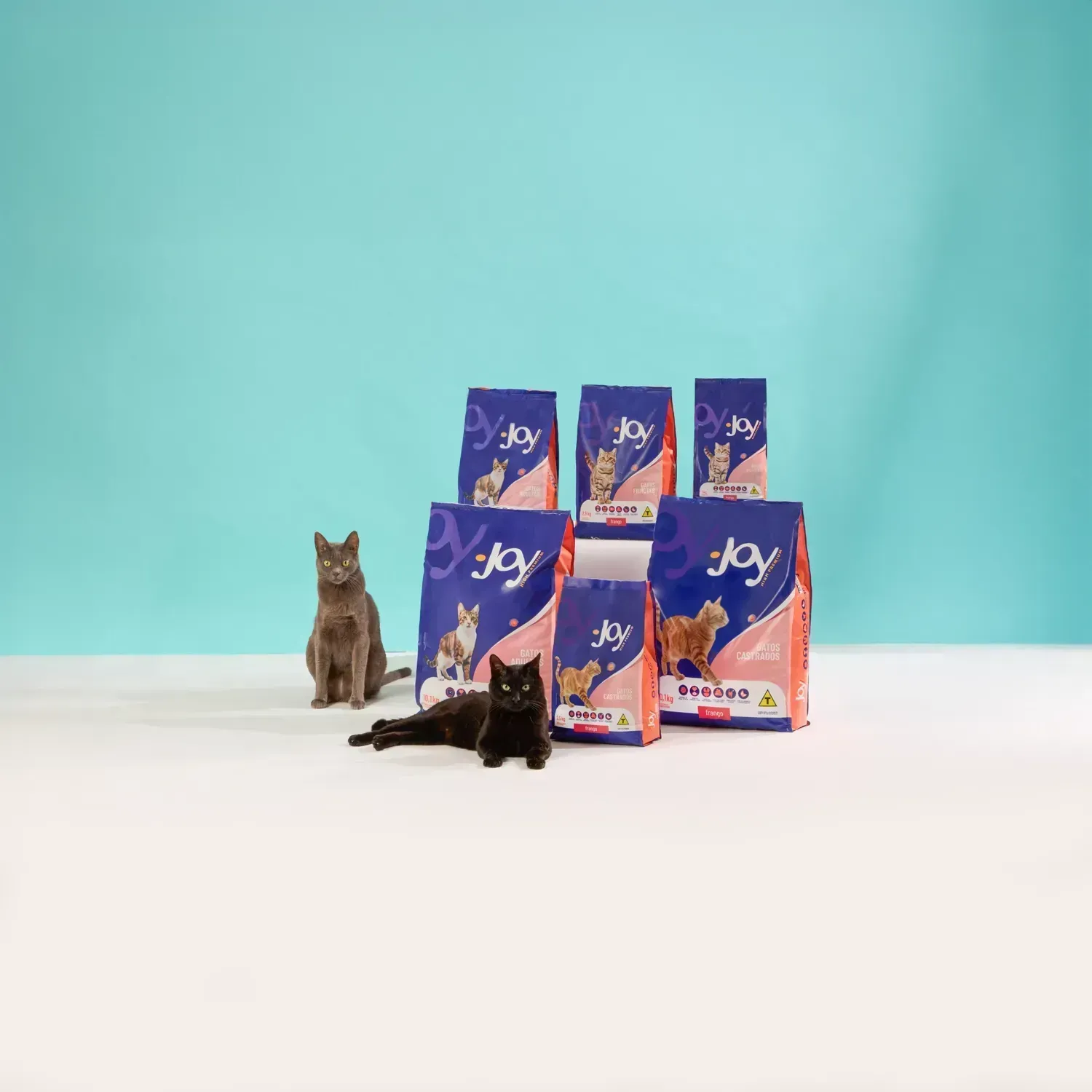 Ração Joy High Premium para Gatos Castrados Frango - Imagem 22
