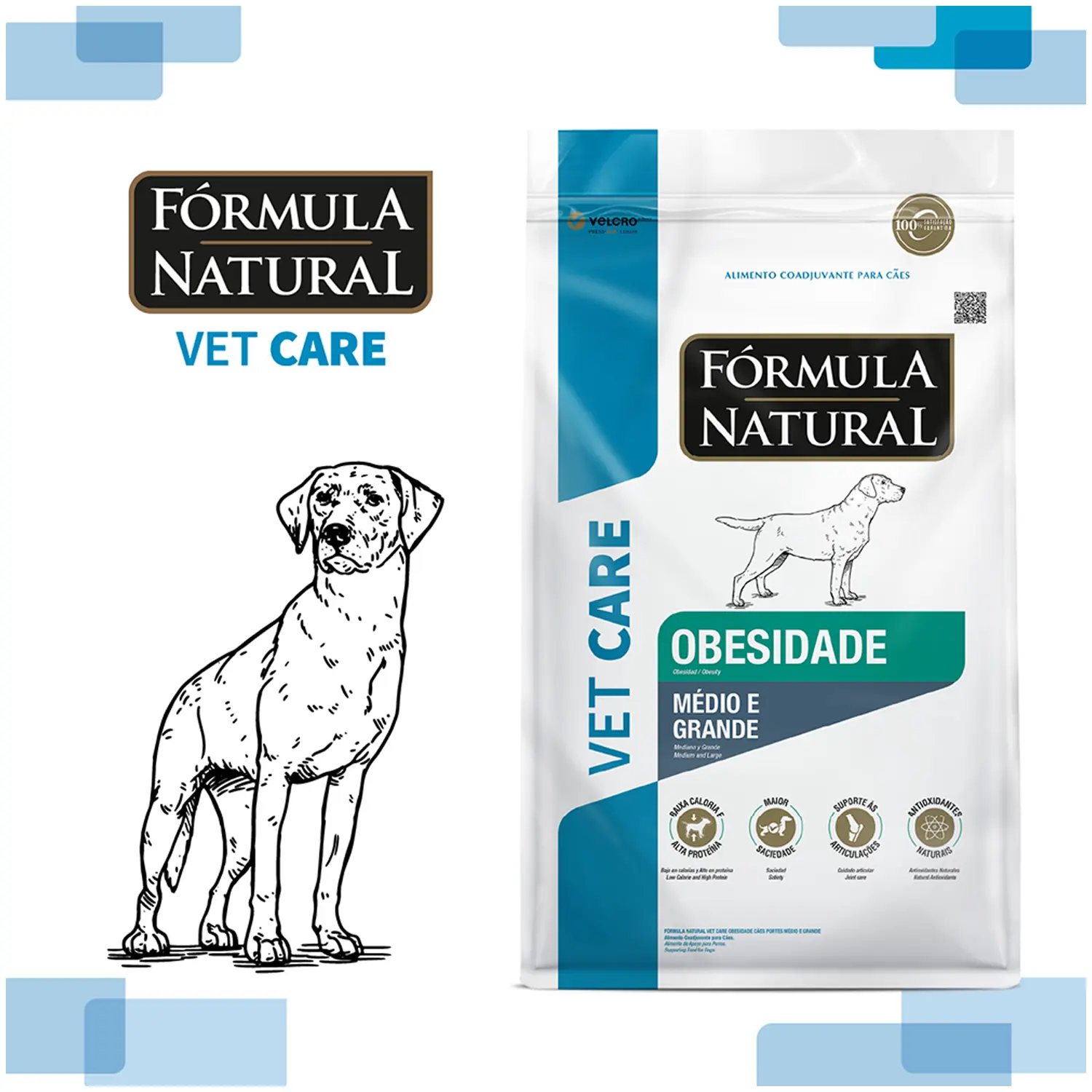 Ração Fórmula Natural Vet Care Obesidade Cães Médio e Grande - Imagem 2