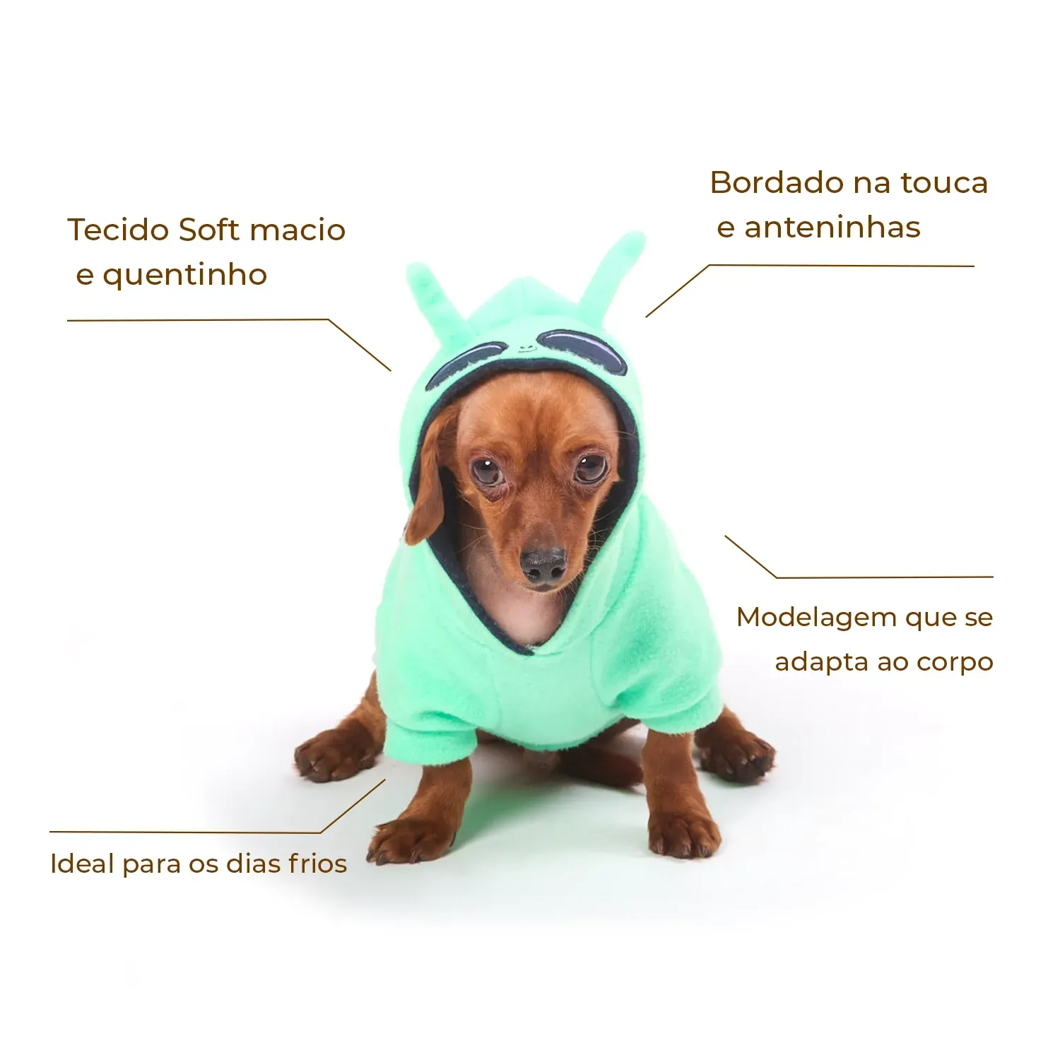 Moletom ET para Cães e Gatos Emporium Distripet - Imagem 9