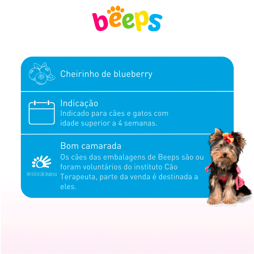 Colônia Beeps Blueberry Pet Society - Imagem 3