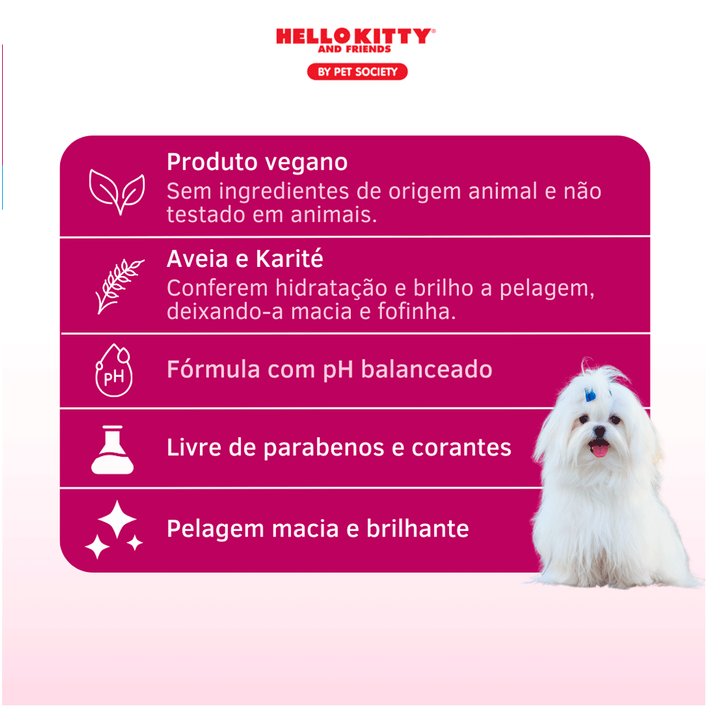 Condicionador Hidratante Hello Kitty Pet Society - Imagem 3