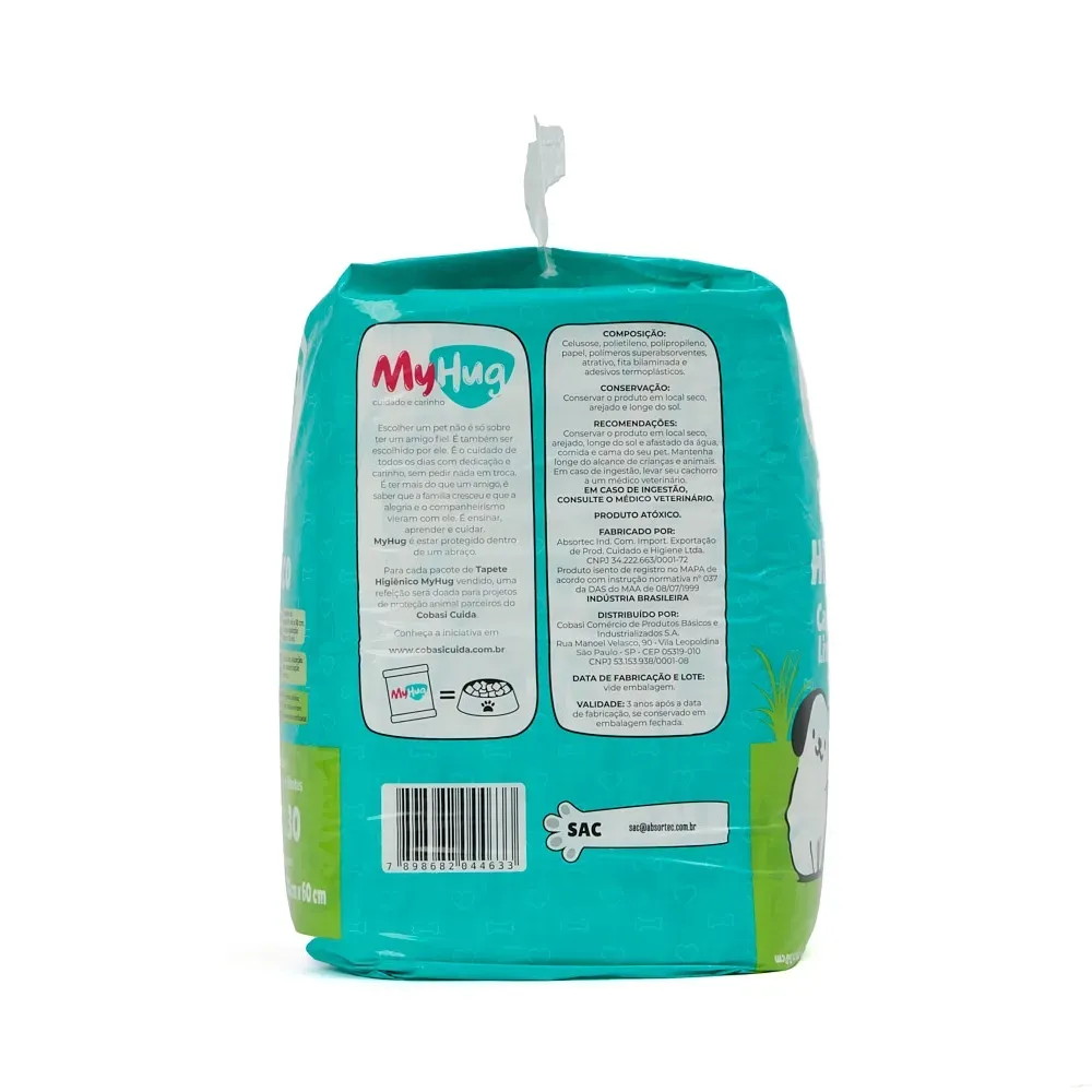 Tapete Higiênico MyHug Capim Limão 80x60cm - Imagem 7
