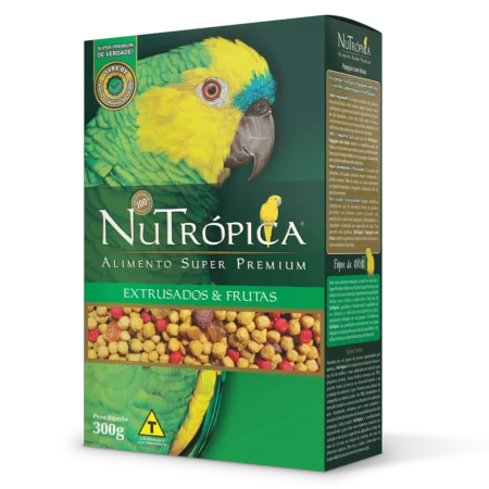 Ração Nutrópica para Papagaios com Frutas