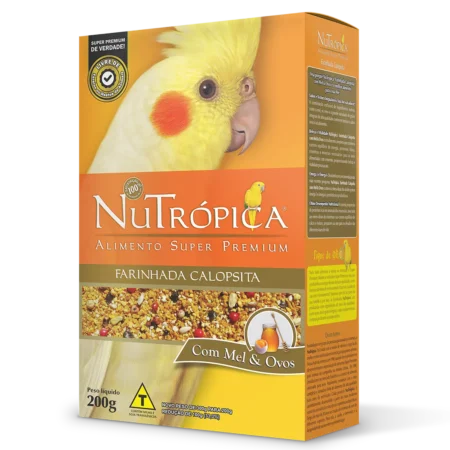 Farinhada Nutrópica para Calopsita à Base de Mel e Ovos