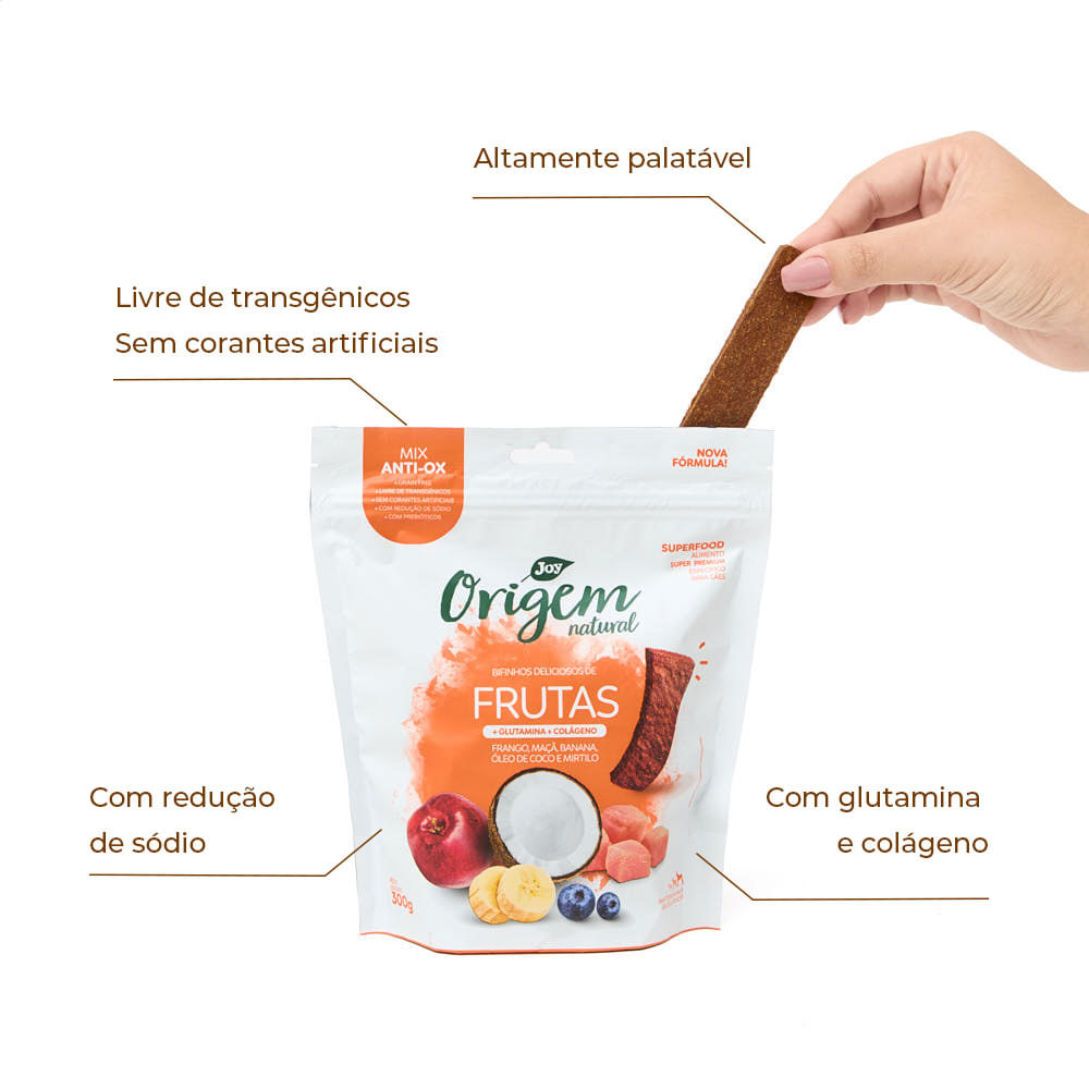 Bifinho Cães Origem Natural Mix de Frutas - Imagem 6