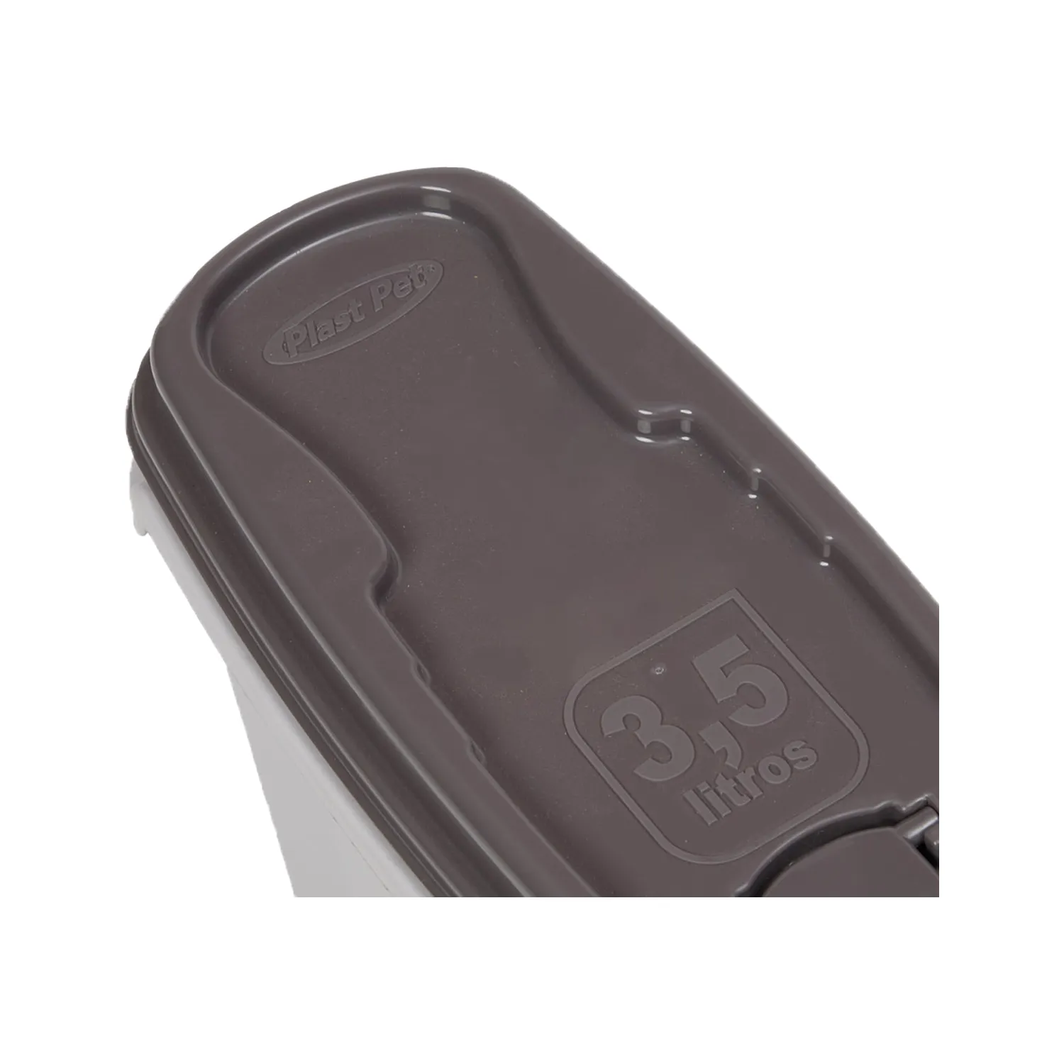 Porta-ração Dispenser Home Plast Pet Cinza - Imagem 5