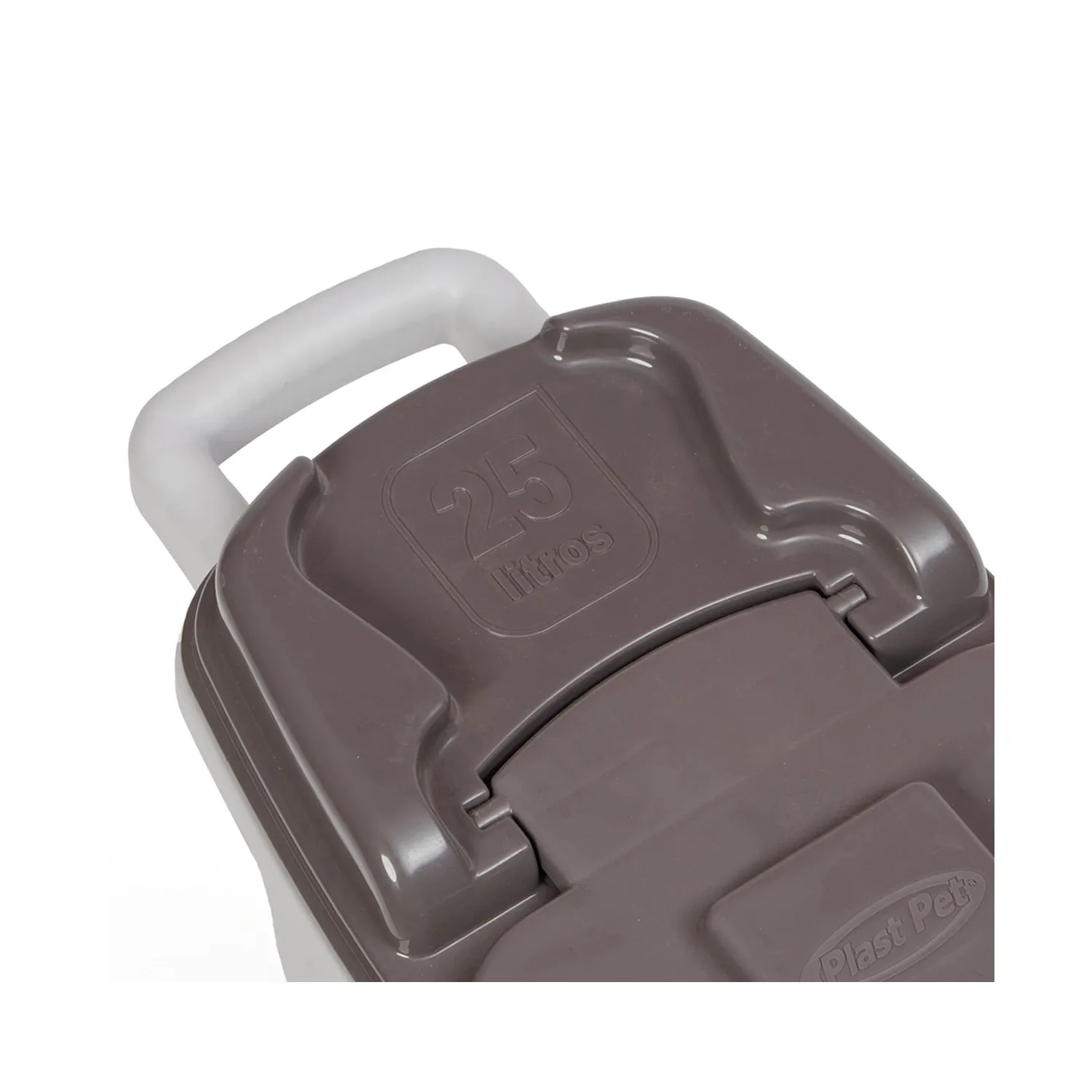 Porta-ração Dispenser Home Plast Pet Cinza - Imagem 17