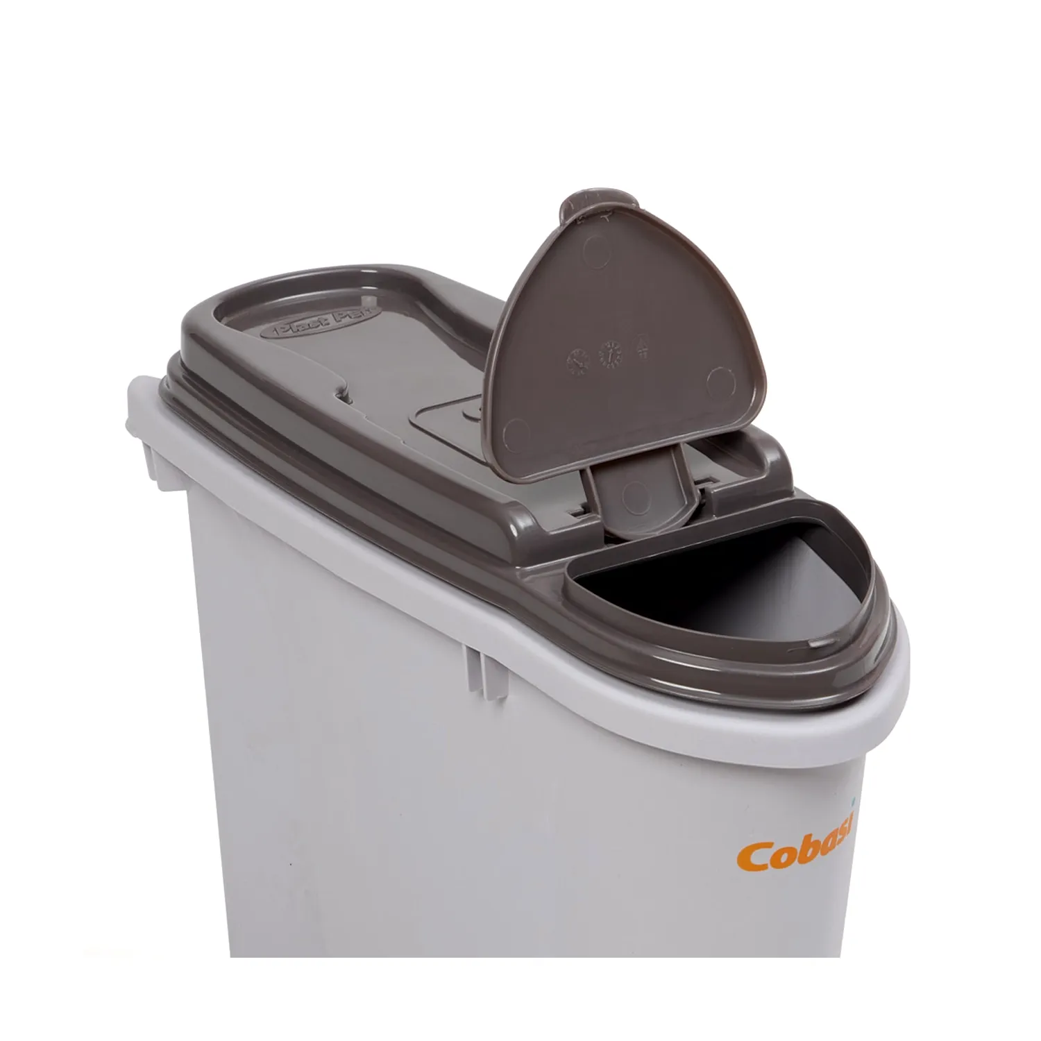 Porta-ração Dispenser Home Plast Pet Cinza - Imagem 10