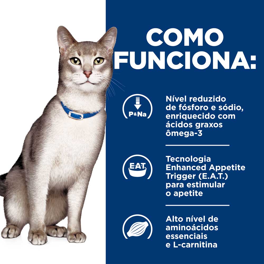 Ração Úmida Hill's Prescription Diet K/D Gatos Adultos Cuidado Renal - Imagem 6