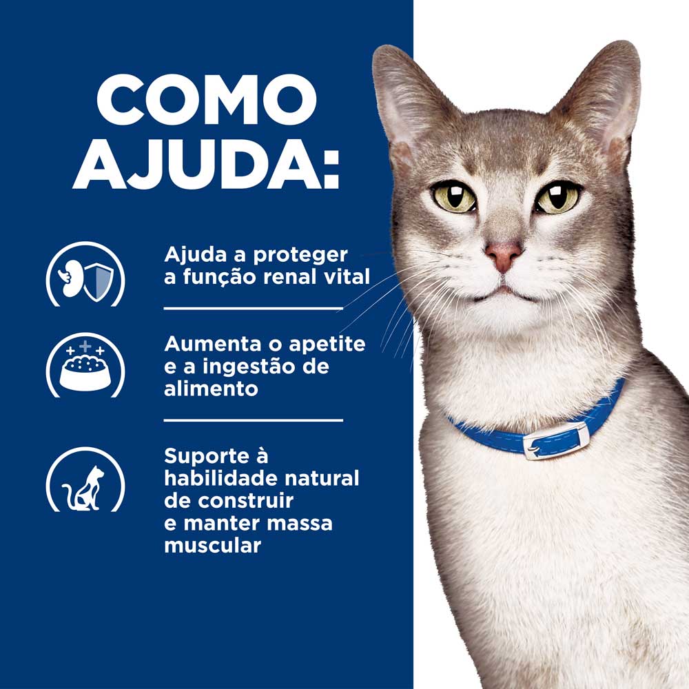Ração Úmida Hill's Prescription Diet K/D Gatos Adultos Cuidado Renal - Imagem 7