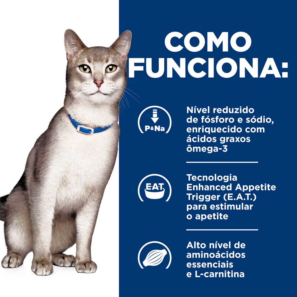 Ração Úmida Hill's Prescription Diet K/D Gatos Adultos Cuidado Renal - Imagem 4