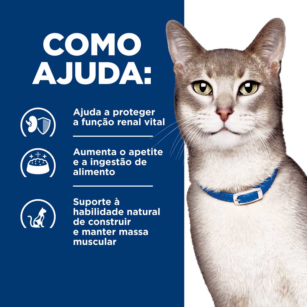 Ração Úmida Hill's Prescription Diet K/D Gatos Adultos Cuidado Renal - Imagem 5