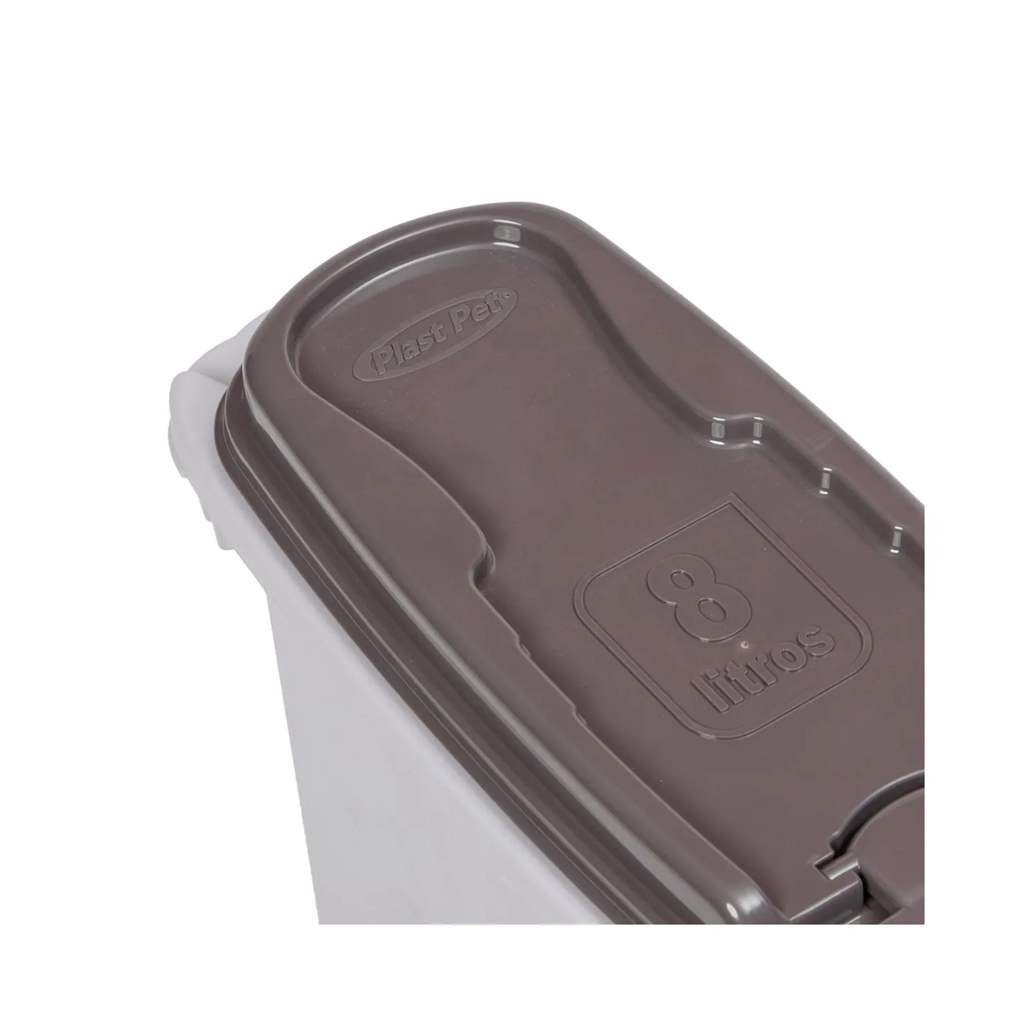Porta-ração Dispenser Home Plast Pet Cinza - Imagem 11