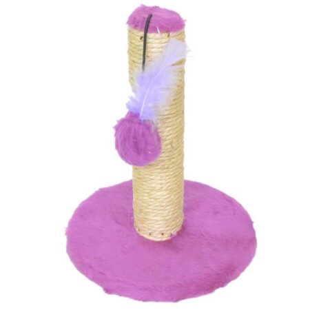 Arranhador Sisal Liso 1 Andar Rosa