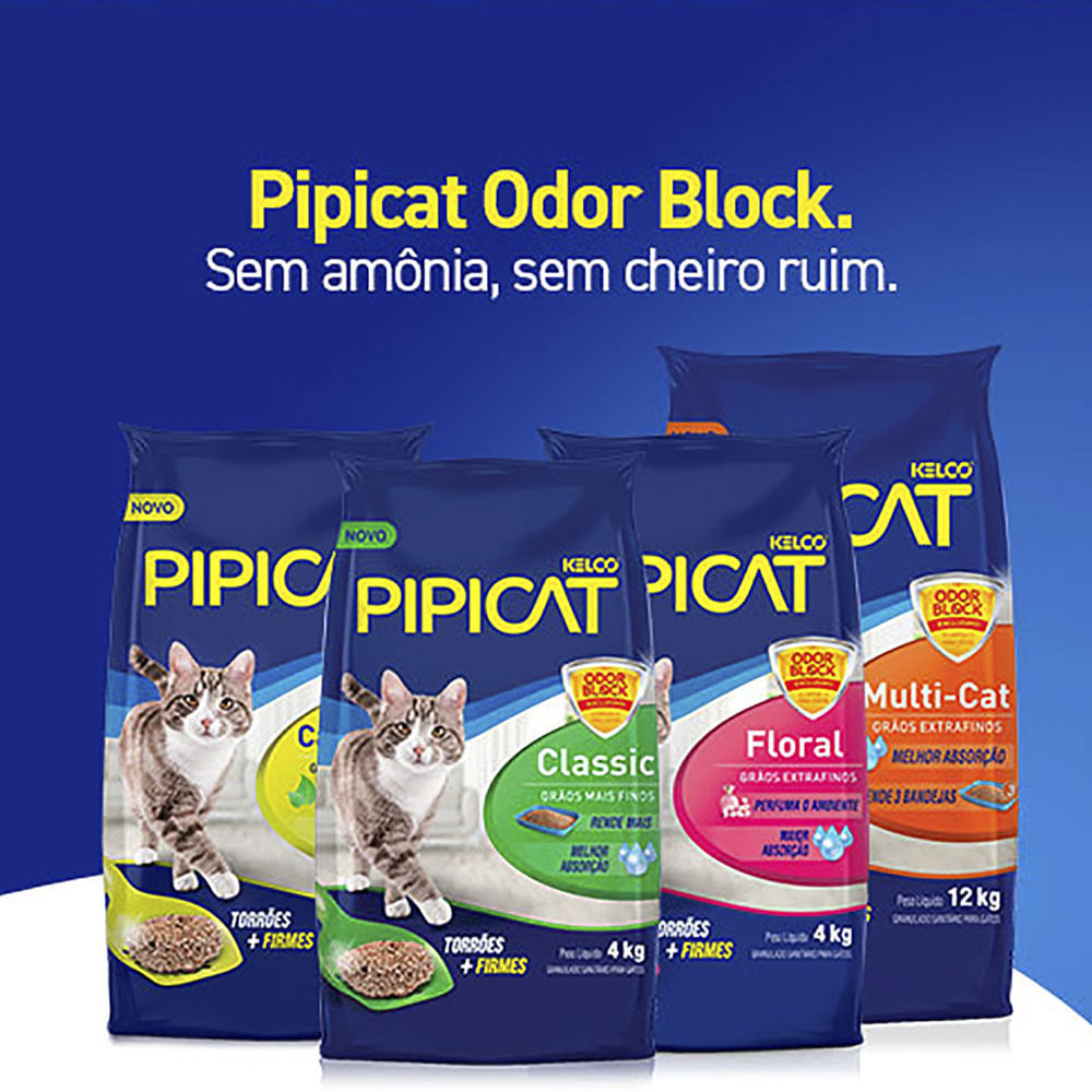 Areia Pipicat Perfumada Floral para Gatos - Imagem 14