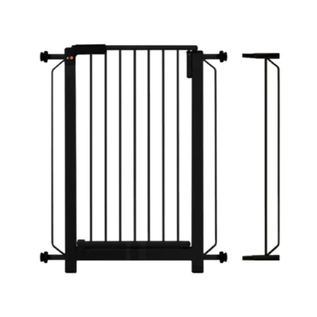 Grade Porta Plus Preta 70cm com Extensor 10cm