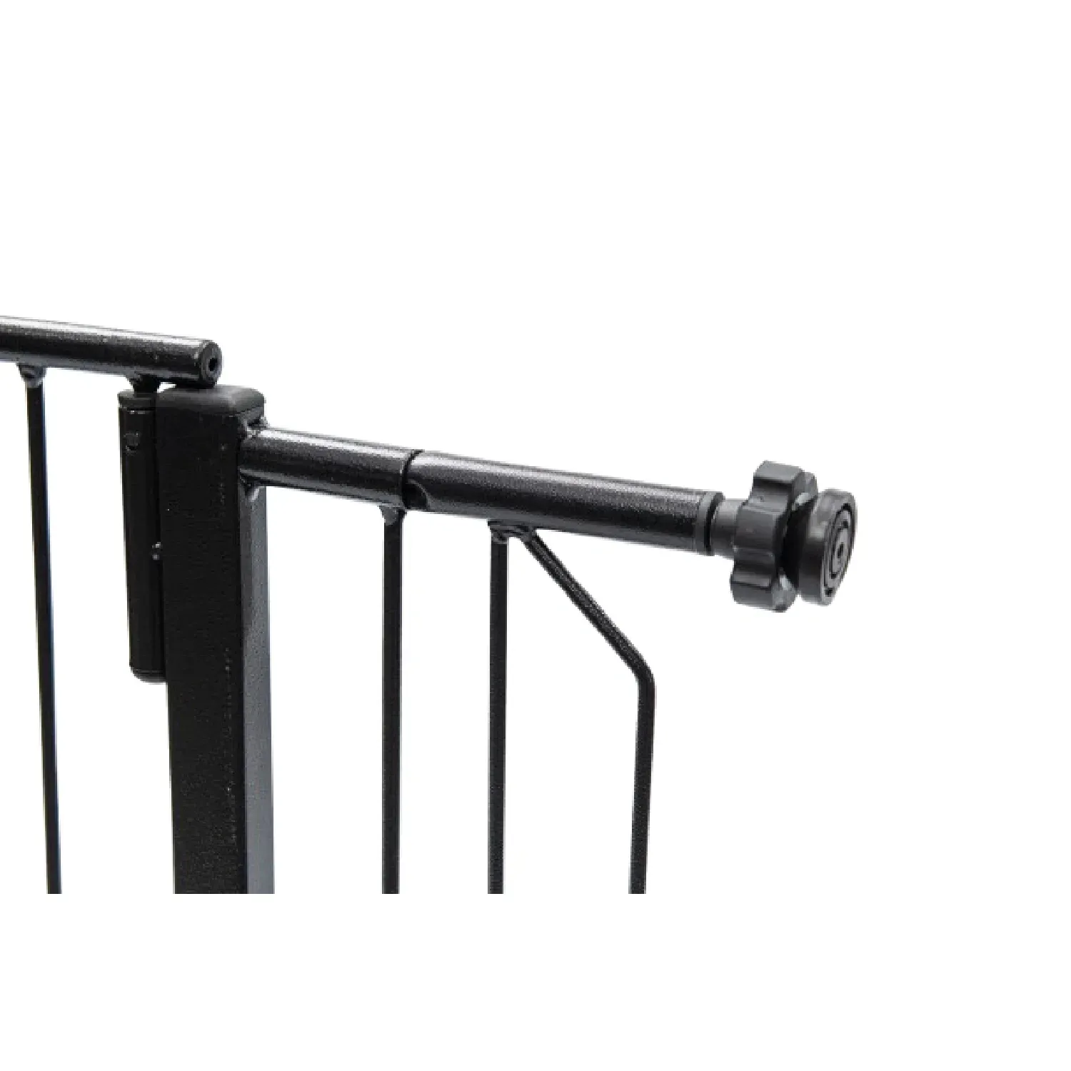 Grade Porta FIT Tubline Preta 70cm com Extensor 10cm - Imagem 2