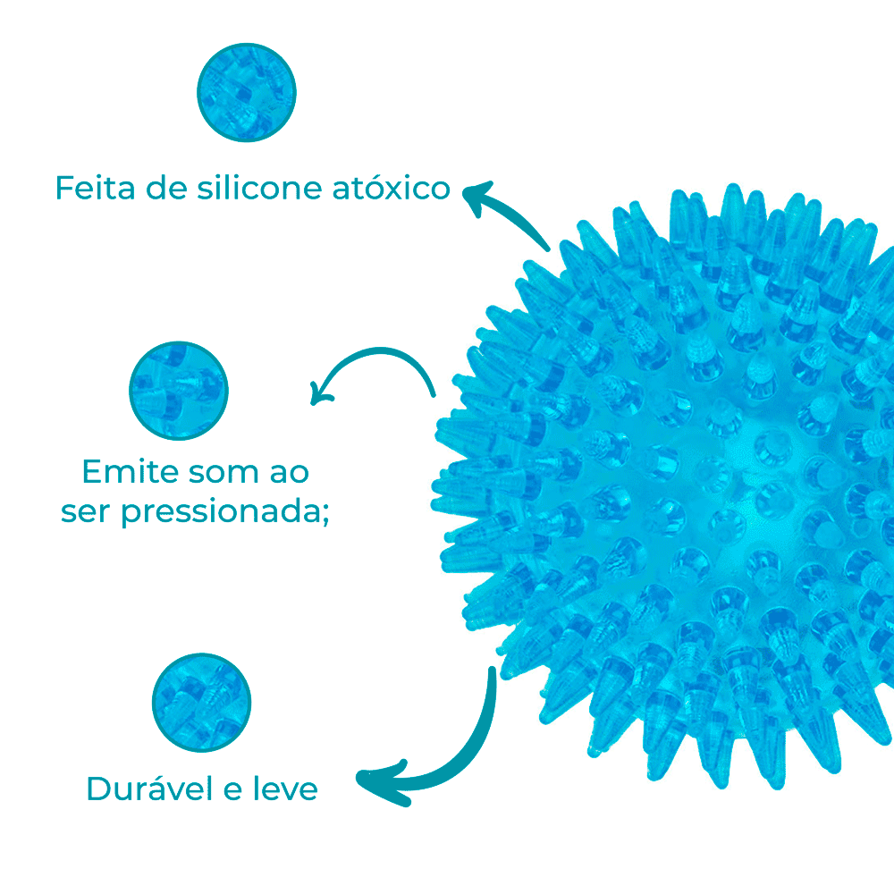 Bolinha de Pontas Grande Azul Jambo - Imagem 2