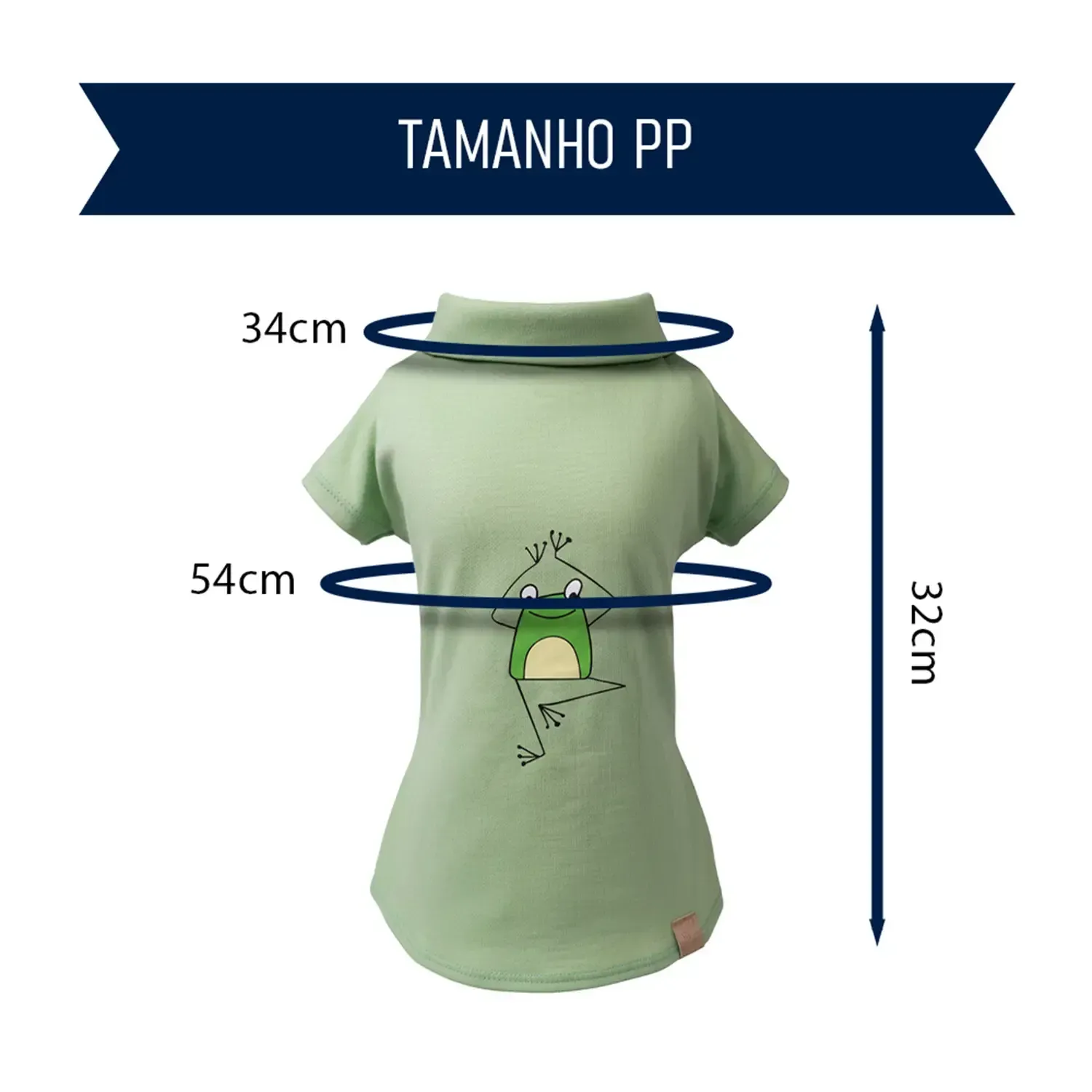 Polo Malha Sapo Verde Fábrica Pet - Imagem 7