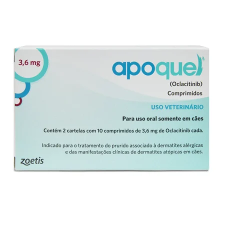 Apoquel 3,6 mg - Tratamento para coceira em Cães