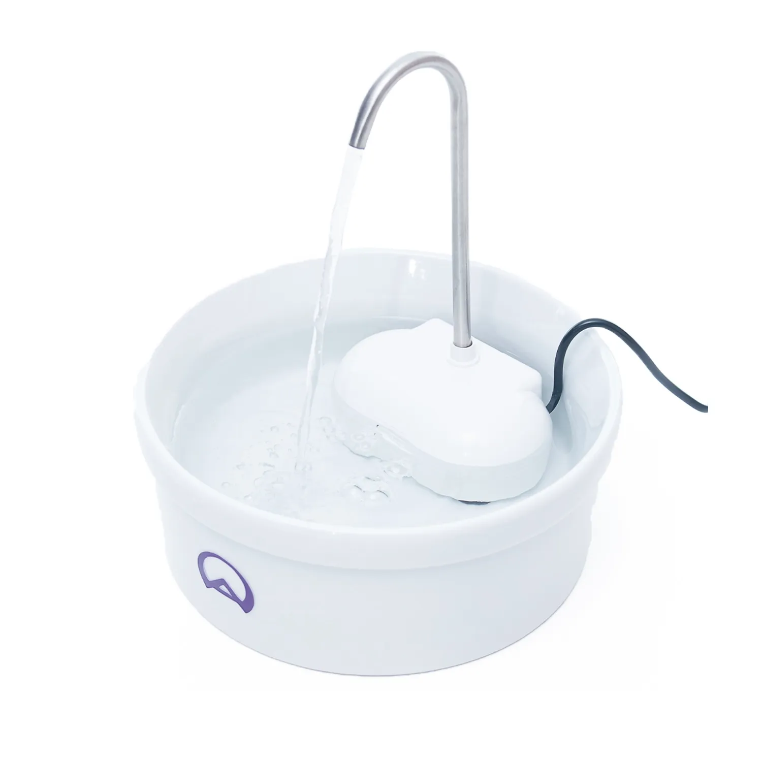 Fonte Bebedouro e Purificador Aqua Porcelain Amicus Bivolt Branca