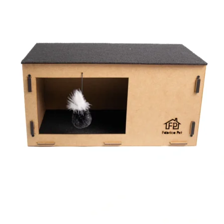 Arranhador Cat Box Fábrica Pet Preto