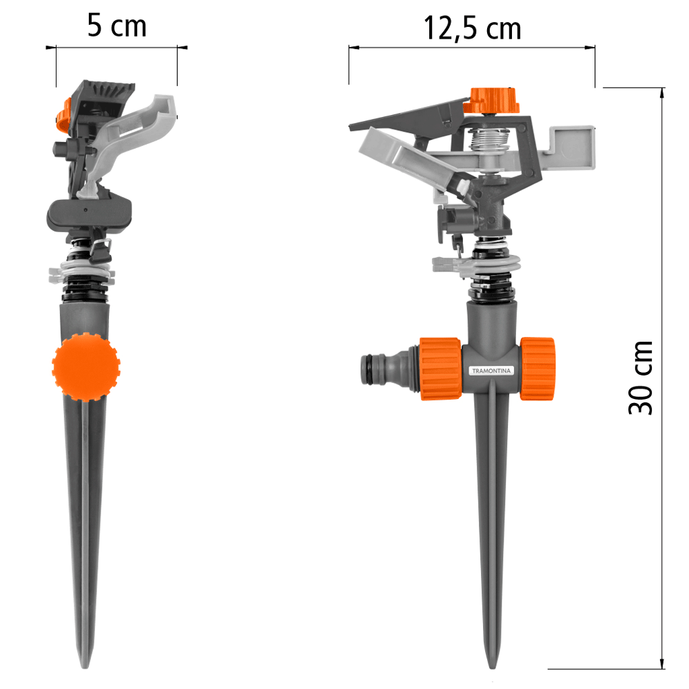 Aspersor de Impulso Setorial para Engate Rápido Tramontina - Imagem 5