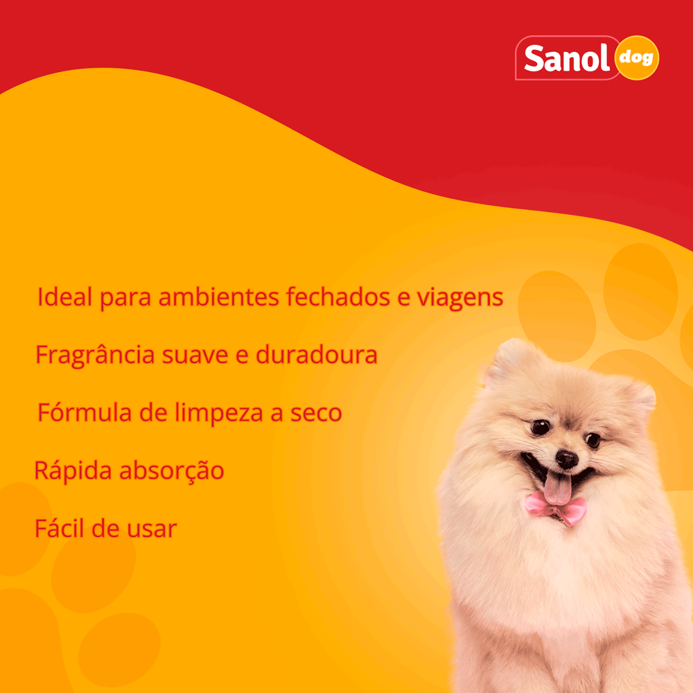 Banho a Seco Sanol para Cães e Gatos - Imagem 5