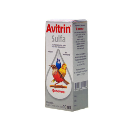 Avitrin Sulfa para Pássaros Coveli
