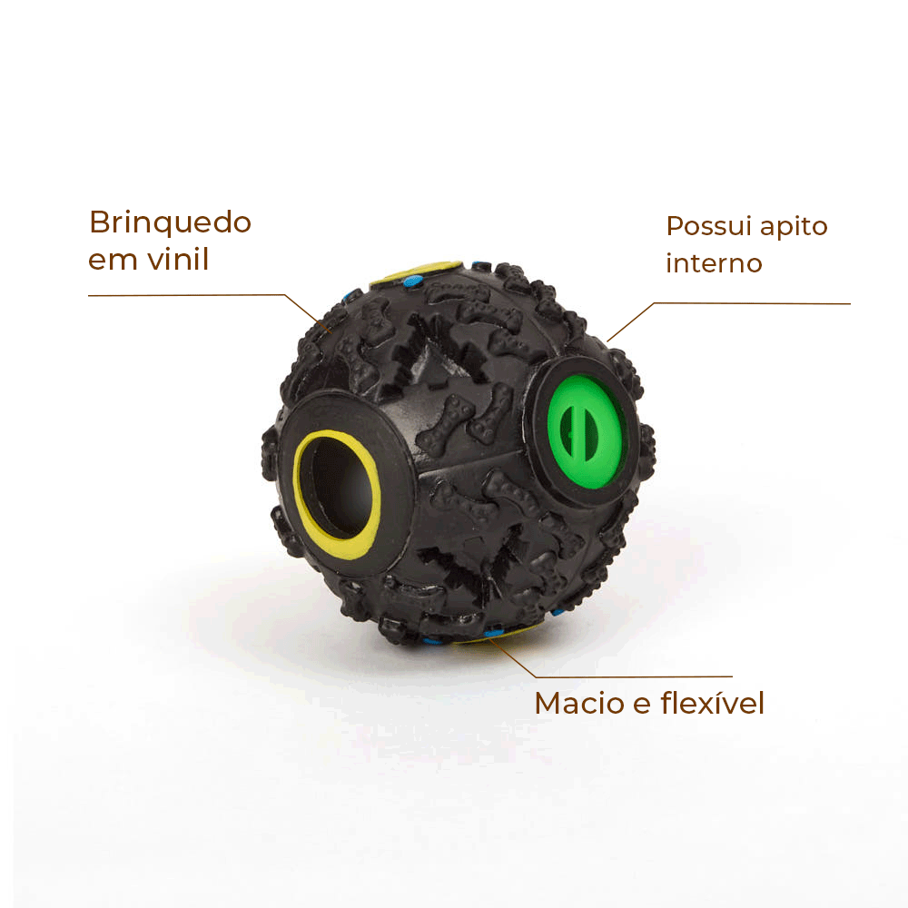 Brinquedo Bolinha Pneu Vinil Flicks - Imagem 2
