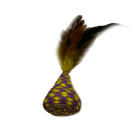 Brinquedo para Gatos Triangulo Luxo com Penas Savana Pet
