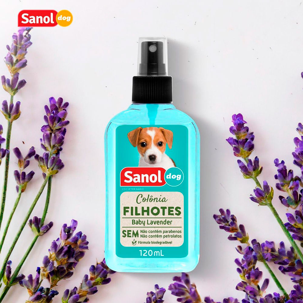Colônia Filhote Baby Lavender Sanol Dog - Imagem 10