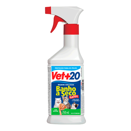 Banho a Seco para Gatos Vet+20