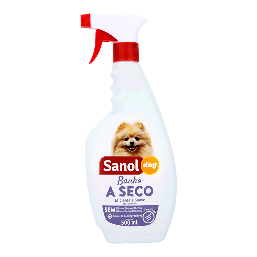 Banho a Seco Sanol para Cães e Gatos