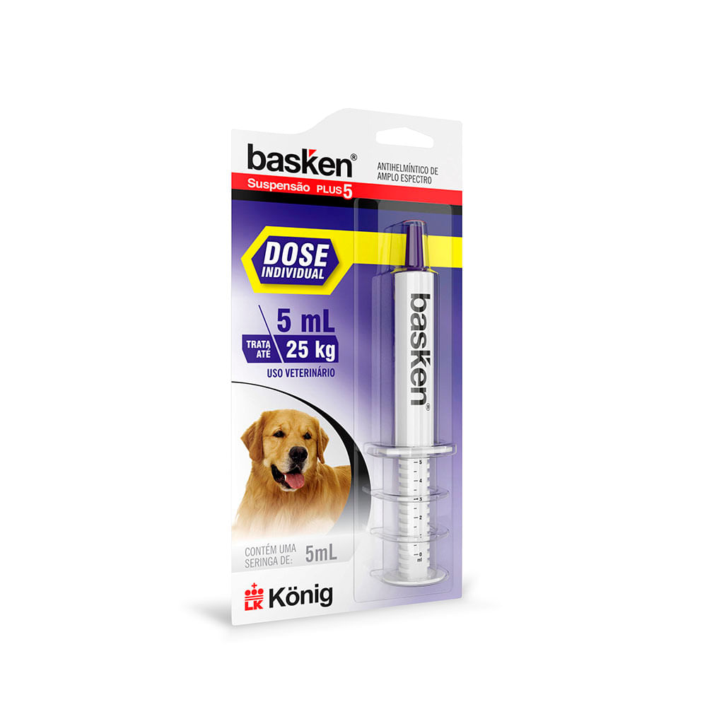 Basken Suspensão Seringa Cães e Gatos - Imagem 3