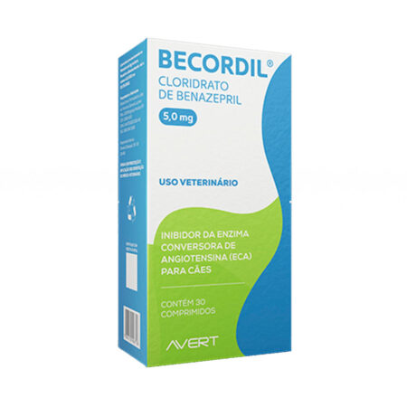 Becordil 5mg Anti-Hipertensivo para Cães Avert