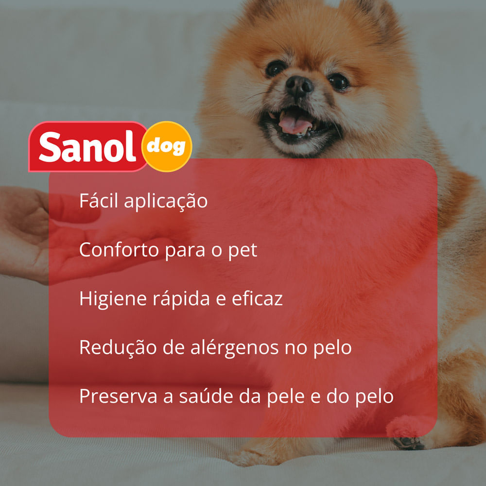 Banho a Seco Sanol para Cães e Gatos - Imagem 6